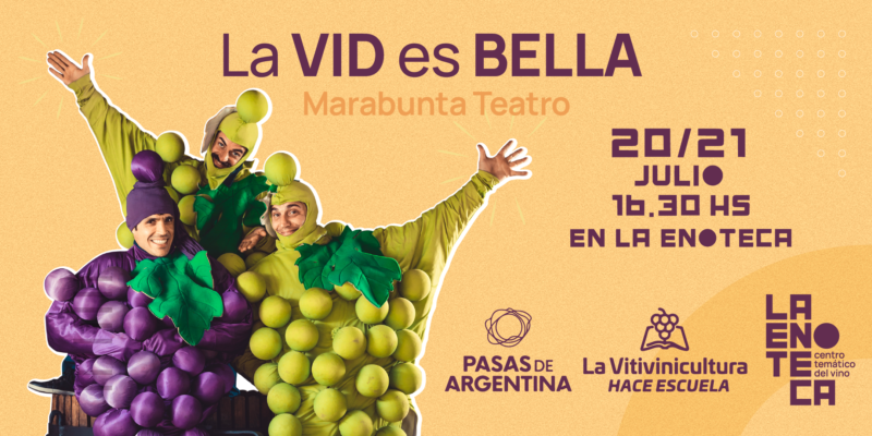 “La vid es bella”, teatro y humor para estas vacaciones de invierno