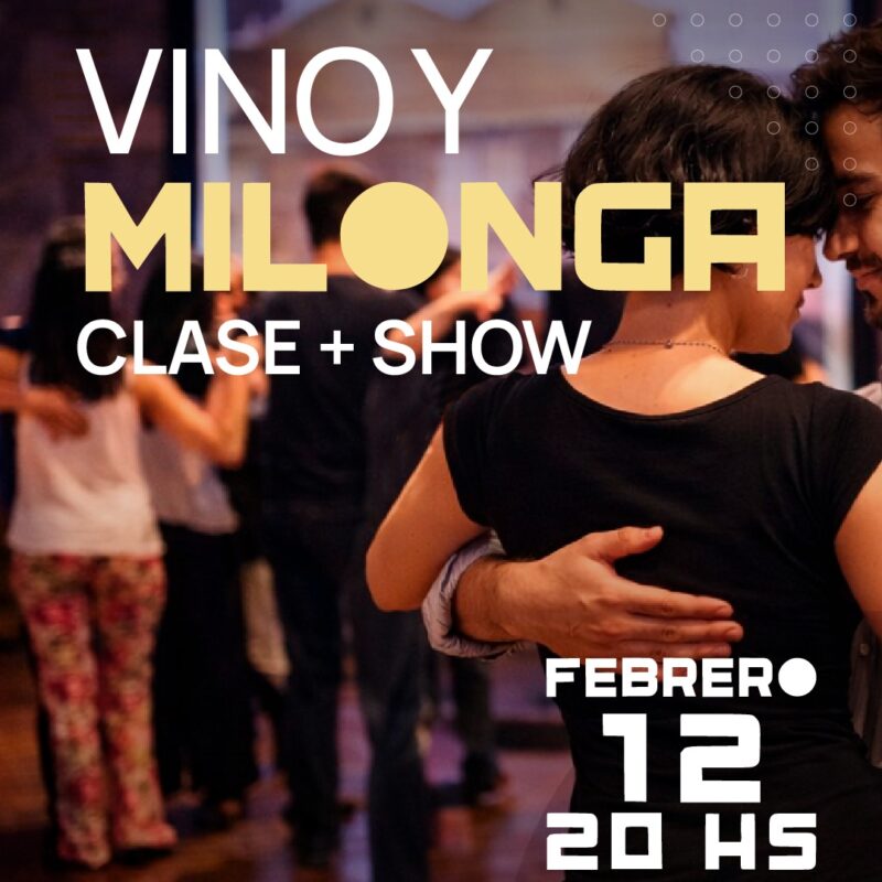 vino y milonga en la enoteca